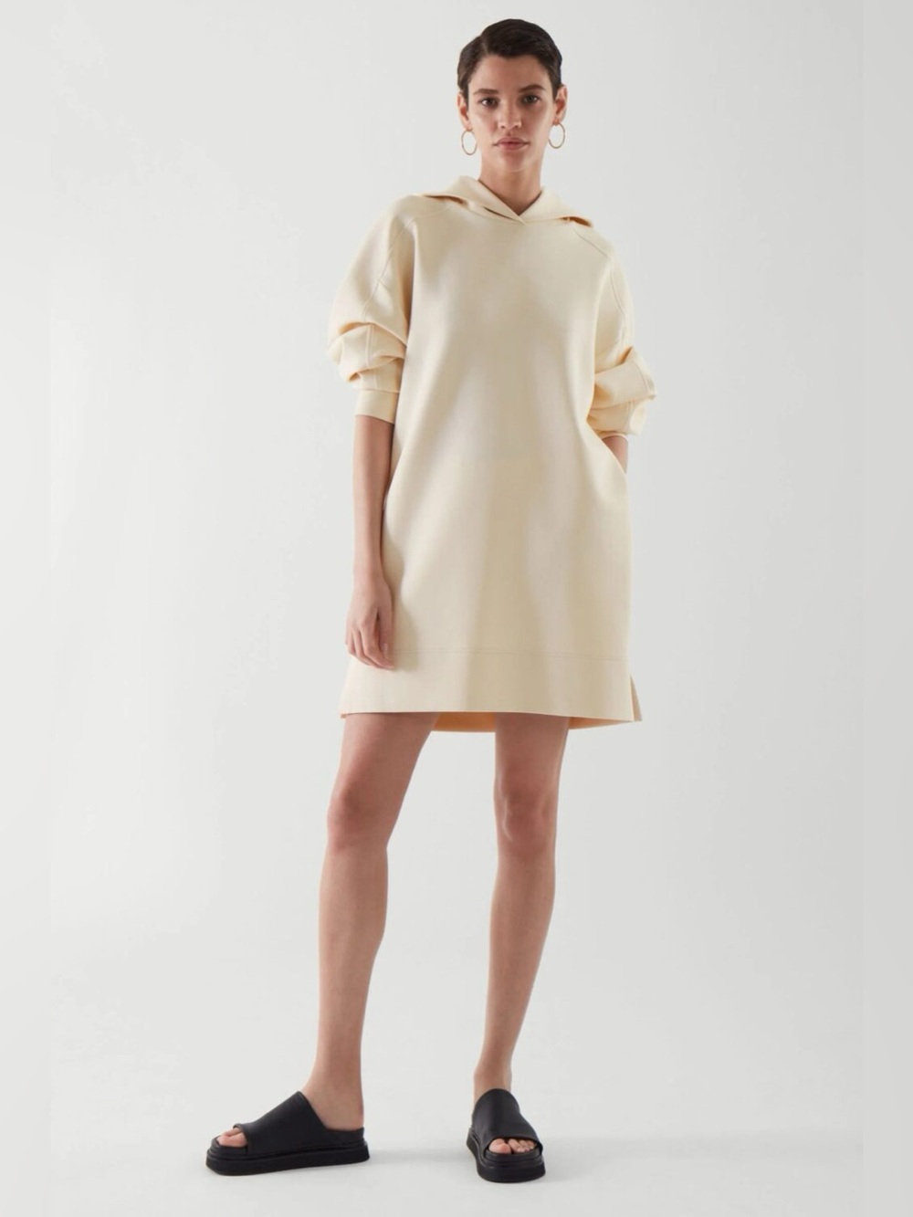 COS Hooded Sweatshirt Dress